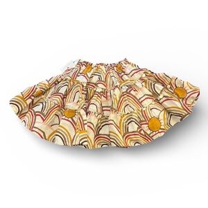 Pink Chicken Allie Skirt Antique White Rainbows size 6 new with tags